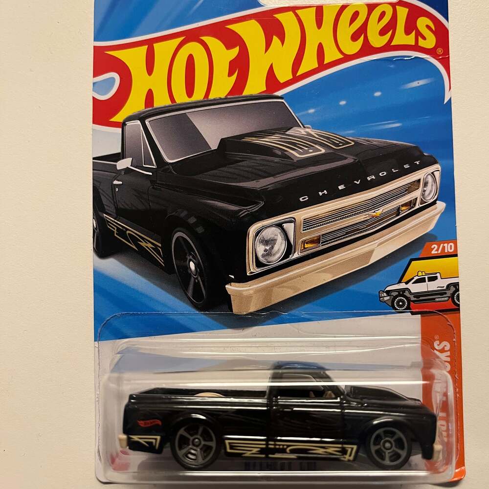 Hot Wheels '67 Chevy C10 Black HW Hot Trucks 2025